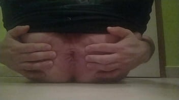 Preview 1 of Ass Redd - Nik94 crossdresser gay solo ass double finger