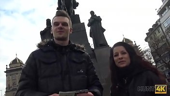 Preview 1 of New Married Muslim Couple - HUNT4K. Hunter finds greedy whore Jocelyne Z on Vaclavs square in Prague