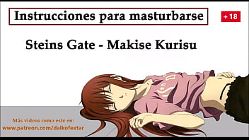 Preview 3 of Amateur Soraya With Cristina - JOI hentai en espa&ntilde_ol con Kurisu de Steins Gate,  un experimento especial.