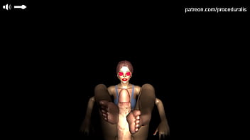 Preview 2 of Moti Moti Bhabi - Lara footjob - Void Stage