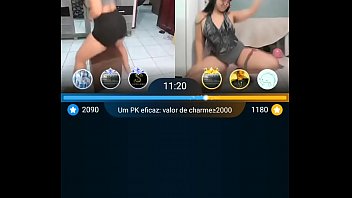 Preview 3 of Antyu Wife Sex Video - Duas novinhas dan&ccedil_ando funk no Bigo live