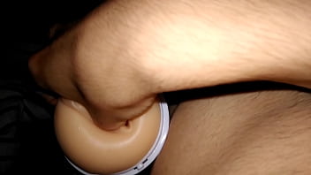 Preview 1 of Phim Sex S Cute Com - Testing my new toy fleshlight and cumming over