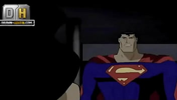 Preview 3 of Eva Ft Marsel - Wonder woman and Superman (Precocious ejaculation) (edited by me)