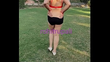 Preview 2 of Odia Xx X - rupali on a walk in the open area