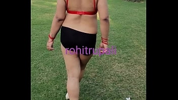 Preview 1 of Odia Xx X - rupali on a walk in the open area