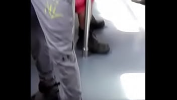Preview 2 of Boobs Mx Tub - Bulto en Metro de Monterrey