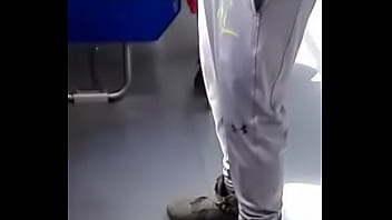Preview 3 of Boobs Mx Tub - Bulto en Metro de Monterrey