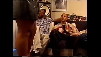 Preview 2 of Senelion Sex Video Download - Horny studs suck shemale cock and fucks tranny&#039_s mouth in gang bang