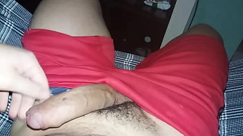 Preview 4 of Sax Amateur - Branquinho pentelhudo mostrando o pau endurecendo