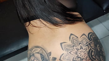Preview 4 of Talk Facial - Hermosa Latina Morena De Medell&iacute_n Colombiana Tatuadora De Lindas Tetas y Hermoso Culo Se Traga Todo Mi Pene Me Hace Una Rusa Follamos y Se Llena La Cara De Semen