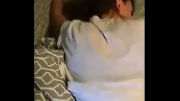 Preview 4 of Hotel Room Sister Bed Share - FUCKING MY GIRLFRIEND REAL HARD