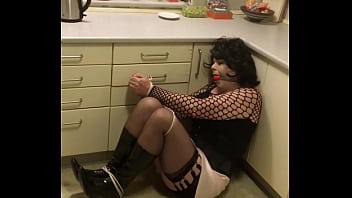 Preview 4 of All Fat Grls Fuck - Sissy Maid Punished!