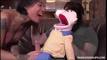 Preview 2 of All Koda Riri - Bizarre sucking puppet dick