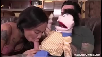 Preview 1 of All Koda Riri - Bizarre sucking puppet dick