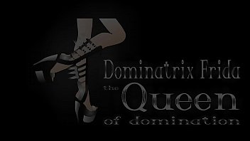 Preview 1 of Www Xxx Chains - Queen Dominatrix Frida t. her Tranny in GloryHole with Anal Play