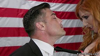Preview 1 of Hot Sexy Girl Xv - Redhead anal fucks federal agent doggy