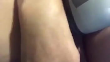 Preview 1 of Anal Elevator - Using body massager to vibrate that sexy pussy