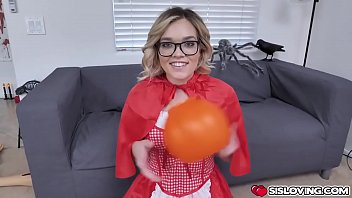 Preview 1 of Brazzer Moves - Katie Kush wraps her fingers around her stepbrothers jolly rancher and sucks his man meat