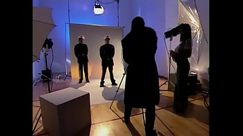 Preview 1 of Sofia Leone Xxx Video For Habshi - Model ballerina&#039_s holes get stuffed by three sailors at a photoshoot