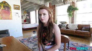 Preview 1 of Rbej Y - What do you do if your step-sister asks you to teach her about sex - FULL SCENE on http://KinkyFuckmily.com