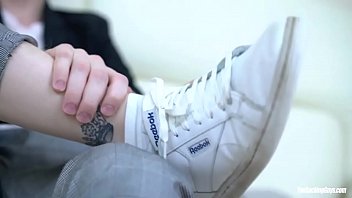 Preview 1 of Sunny Leone Sexxx Hf - Solo Handsome Foot Lovers Jerks Cock