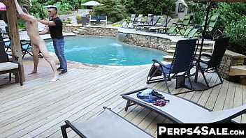 Preview 2 of Group Animal Sex - Perps4Sale.com - Jax Thirio &amp_ Aiden Asher - Aiden Asher and jock Jax Thirio having poolside barebacking