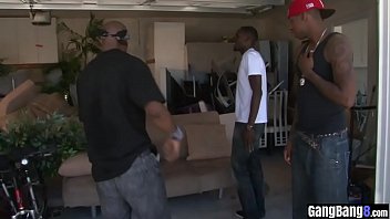 Preview 1 of Cruel Rape Scenes - Horny MILF jumped on a big black dick after a blowjob