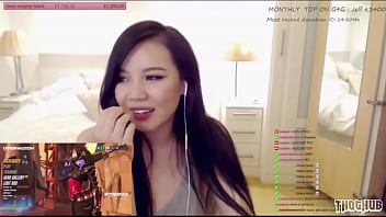 Preview 1 of Sasha Grey Pussy Lick - WITHAMBER (DOLLIAH) SEXY TWITCH STREAMER LINGERIE AND NIPPLE SLIP