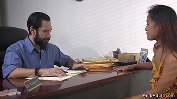 Preview 1 of Sanilon New Xxx Vdo - Big cock guy fucks petite Asian slave