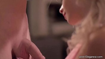 Preview 1 of Student Girl Small Pussy Sex - Elegant Blonde Blowjob Is Quite Amazing