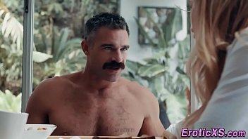 Preview 1 of Rape My Wife Mom - Blonde babe sucks hard cock