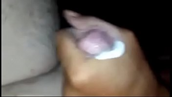 Preview 1 of Badamilfs Mamascom - Giving my white chocolate his hard dick a good hand job
