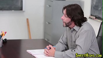 Preview 1 of Forbiden Taboo Mom And Son Sex - Uniformed teen gets facialized