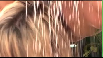 Preview 4 of Rare Show - Couple of young playful babes Angelica Saint and Marlie Moore caress each other taking summer shower at the backyard
