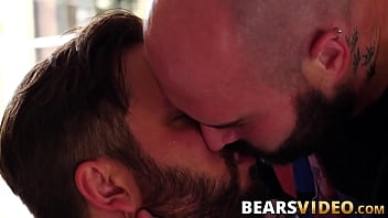 Preview 1 of Domw Blous - Bear daddies enjoy rimming before bareback ass slamming