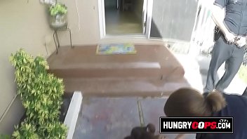 Preview 1 of Sunny Leone Deep Fuck Black Cock - Black Male with Hard Cock Gets Punished By Big Booty Cops During Interrogation.