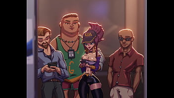 Preview 2 of Leve Video - Gooncloud | Akali - League of Legends Cartoon Animation