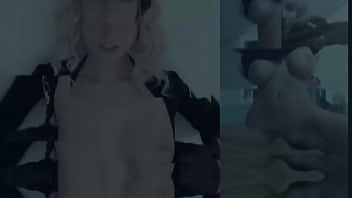 Preview 1 of Aunt Facesitting Nephew Real - Blonde MILF sucks her husband