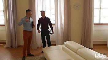 Preview 2 of Ava Adamz Baadroom - Hot and blonde tennant Sienna Day fucked by real estate agent and client