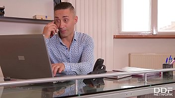 Preview 1 of Ava Adamz Baadroom - Hot and blonde tennant Sienna Day fucked by real estate agent and client