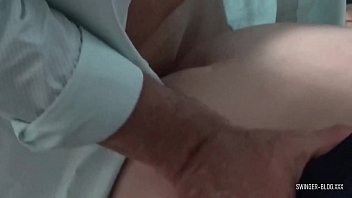 Preview 3 of Nina Moriva - Busty blonde housewife sucking a hard black cock