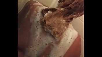 Preview 2 of Bruna Angi - Spying on girlfriend while showering
