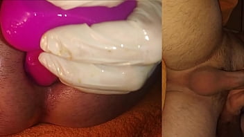 Preview 2 of Buttman Workout - Anal gaping with big dildo and cumshot