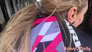 Preview 2 of Kelsey Obsession Poop Dildo - Wild Fucking on Jet-Ski with Stephanie Love and Brian O&#039_Mally