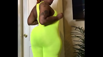 Preview 3 of Hot Gay List - Cherokee D Ass In Lemon Colored Stretch Pants