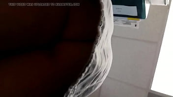 Preview 3 of Electro Stimulation Prost - Upskirt at the Office