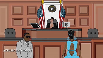 Preview 2 of Bear Flexes His Muscle - chocolate thunda vs Judge lynn toler