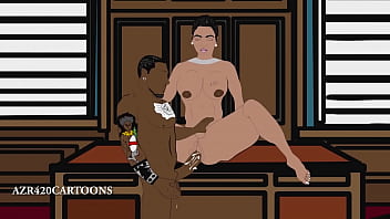 Preview 4 of Bear Flexes His Muscle - chocolate thunda vs Judge lynn toler