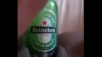 Preview 1 of Alura Jens On - The bottle could really fuck her well