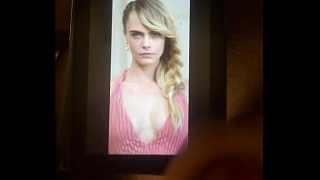 Preview 2 of Vergin Sis Brother - Cara delevingne cumtribute